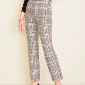 Ann taylor size 16 kick crop plaid pants
